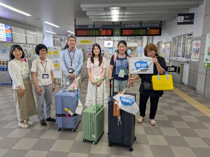 架け橋生が到着